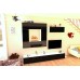 Living Armonia PAL Negru Lucios - Varianta 2 cu sistem "PUSH TO OPEN"